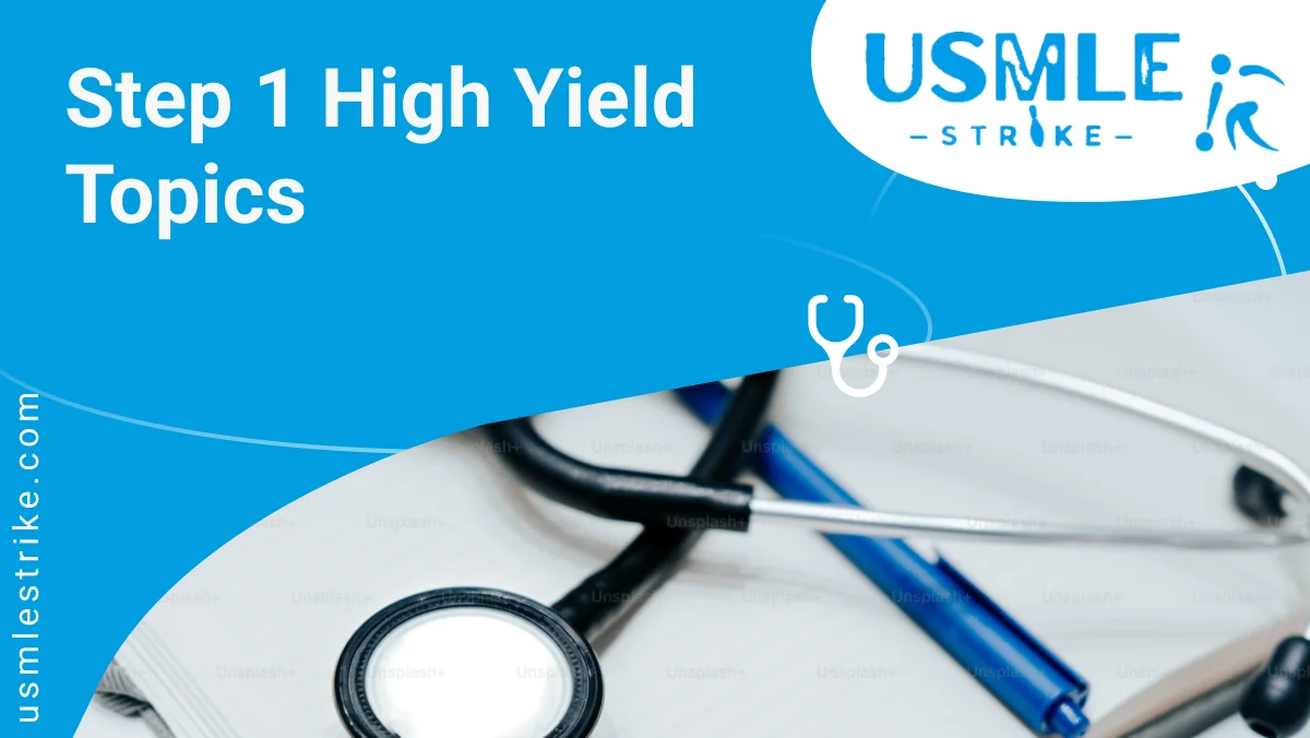 Best USMLE Step 1 High Yield Topics 2024 USMLE Strike