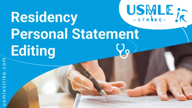 residency personal statement editing